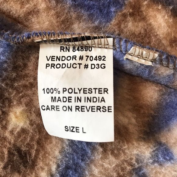 Vintage VTG Tudor Court Full Zip Fleece Fair Isle Nordic Sweater Large - Picture 3 of 5